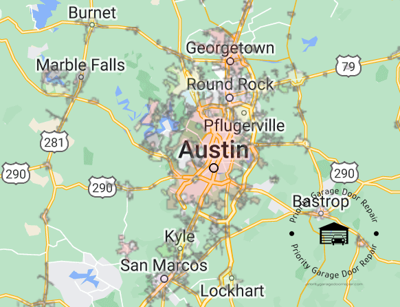 prioritygaragedoorrepair.com_austin_texas_map